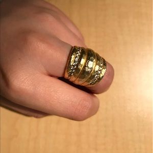 Rivka Friedman Jewelry
Cubic Zirconia Wide Hammered Band Ring